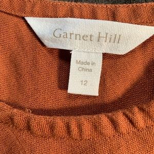 Garnet Hill, size 12, linen maxi dress